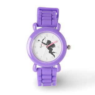 Reloj De Pulsera Silhouette de amor cupido