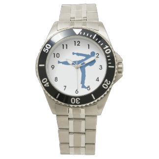 Reloj De Pulsera Silhouette de artes marciales