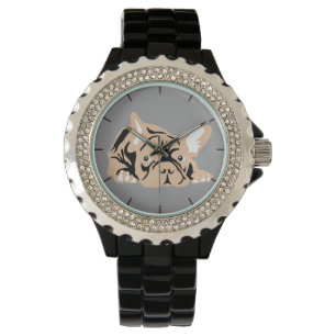 Reloj De Pulsera Silhouette de Bulldog francés