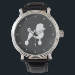 Reloj De Pulsera Silhouette de cangrejo estándar blanco<br><div class="desc"></div>