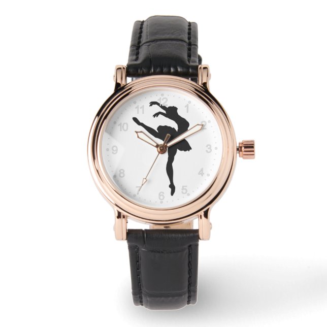 Reloj De Pulsera Silhouette de la bailarina (Anverso)