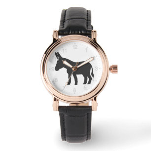 Reloj De Pulsera Silhouette de una mula