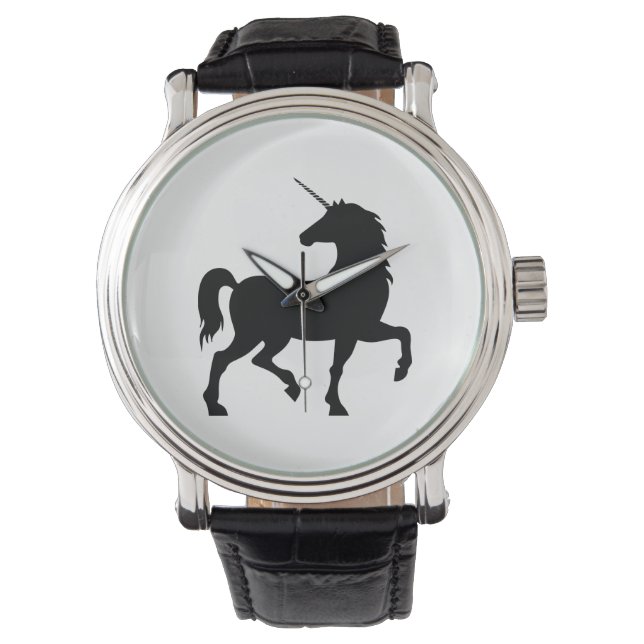 Reloj De Pulsera Silhouette de Unicorn (Anverso)