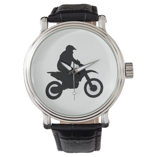 Reloj De Pulsera Silhouette Motocross (Anverso)
