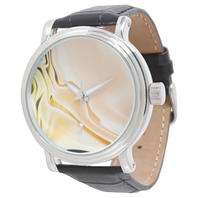 Reloj De Pulsera Silky Peach Design Watch (Angular)
