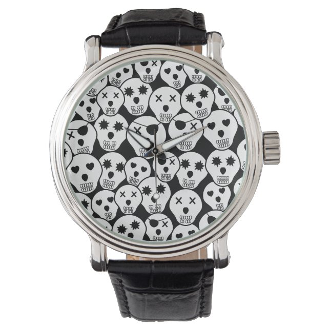 Reloj De Pulsera Silly Skulls (Anverso)