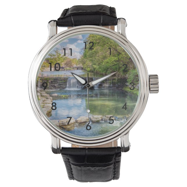 Reloj De Pulsera Siloam Springs Sager Creek Waterfall Watch (Anverso)