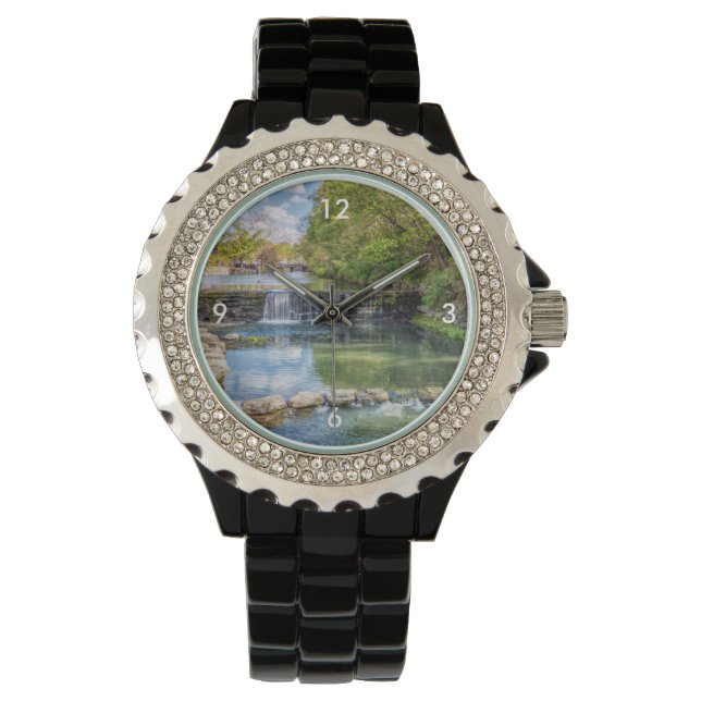 Reloj De Pulsera Siloam Springs Sager Creek Waterfall Watch (Anverso)