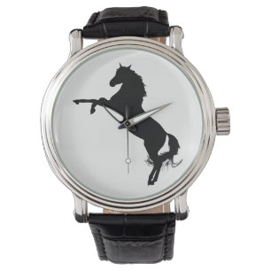 Reloj De Pulsera Silueta árabe del caballo