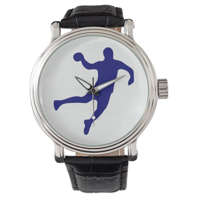 Reloj De Pulsera Silueta de balonmano (Anverso)