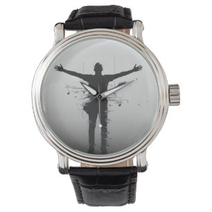 Reloj De Pulsera Silueta de músico