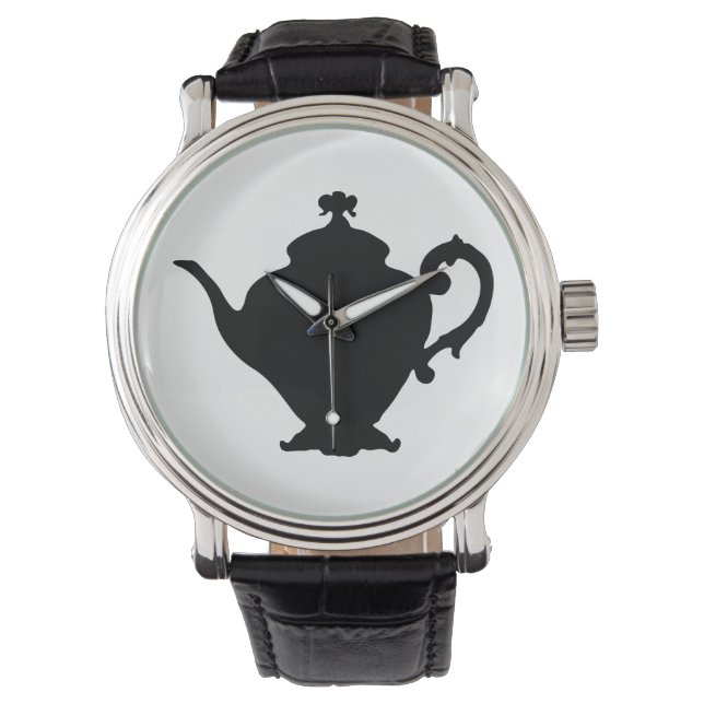 Reloj De Pulsera Silueta de tetera (Anverso)