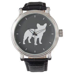 Reloj De Pulsera Silueta del bulldog francés