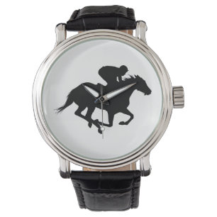 Reloj De Pulsera Silueta del caballo de raza