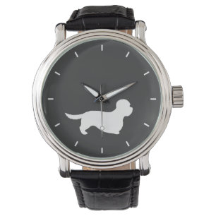 Reloj De Pulsera Silueta del Terrier Dandie Dinmont