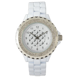 Reloj De Pulsera Siluetas de cientos de brujas negras