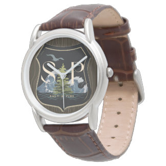 Reloj De Pulsera Silvicultura de Sal y Pino
