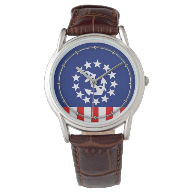 Reloj De Pulsera Símbolo de bandera náutica estadounidense (Anverso)