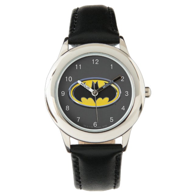 Reloj De Pulsera Símbolo de Batman | Logotipo clásico (Anverso)