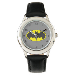 Reloj De Pulsera Símbolo de Batman Logotipo del Óvalo de Bat