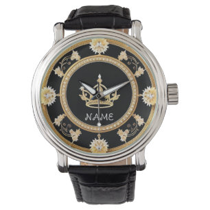 Reloj De Pulsera Símbolo de Corona Real Ornata Elegante