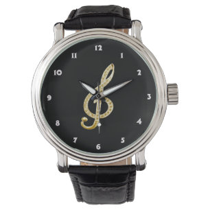 Reloj De Pulsera Símbolo de Gclef del piano