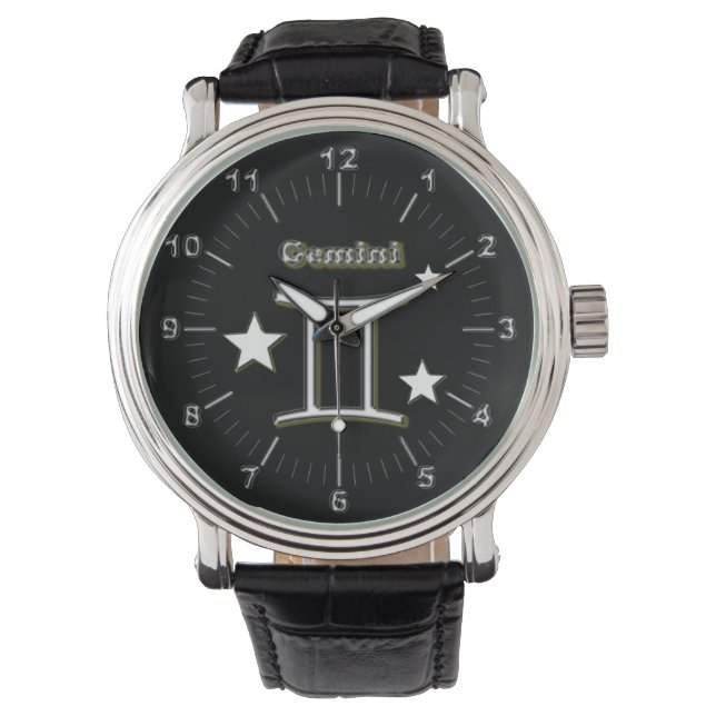 Reloj De Pulsera Símbolo de Gemini (Anverso)