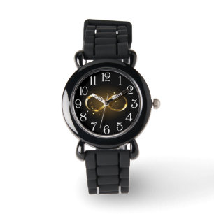 Reloj De Pulsera Símbolo de infinito dorado