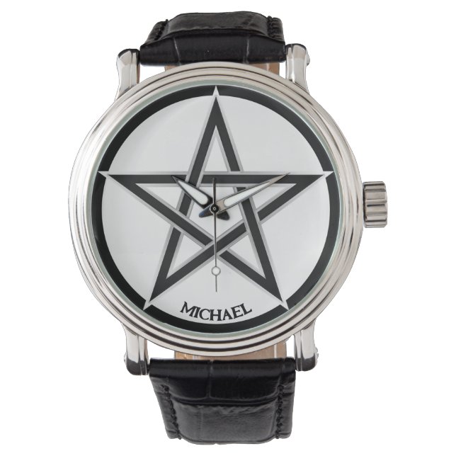 Reloj De Pulsera Símbolo de pentáculo grunge de Guay Unisex persona (Anverso)