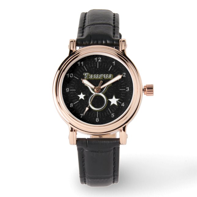 Reloj De Pulsera Símbolo de Tauro (Anverso)