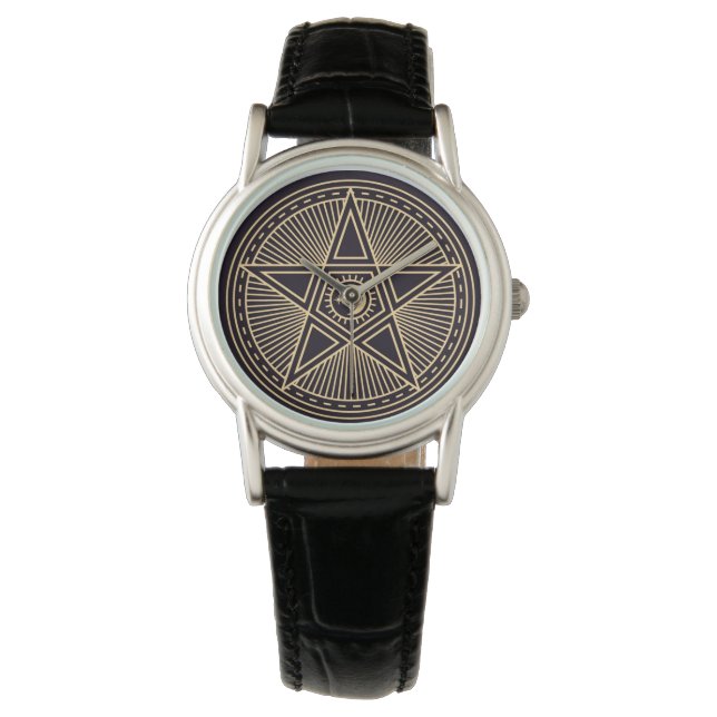 Reloj De Pulsera Símbolo de Wiccan (Anverso)
