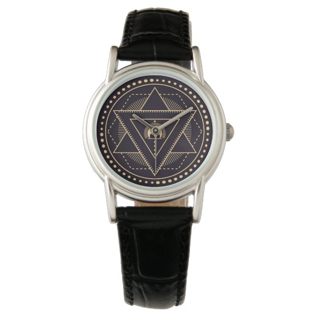 Reloj De Pulsera Símbolo de Wiccan (Anverso)