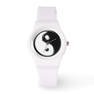Reloj De Pulsera Símbolo de Yang negro