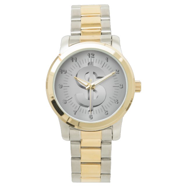 Reloj De Pulsera Símbolo del dólar (Anverso)