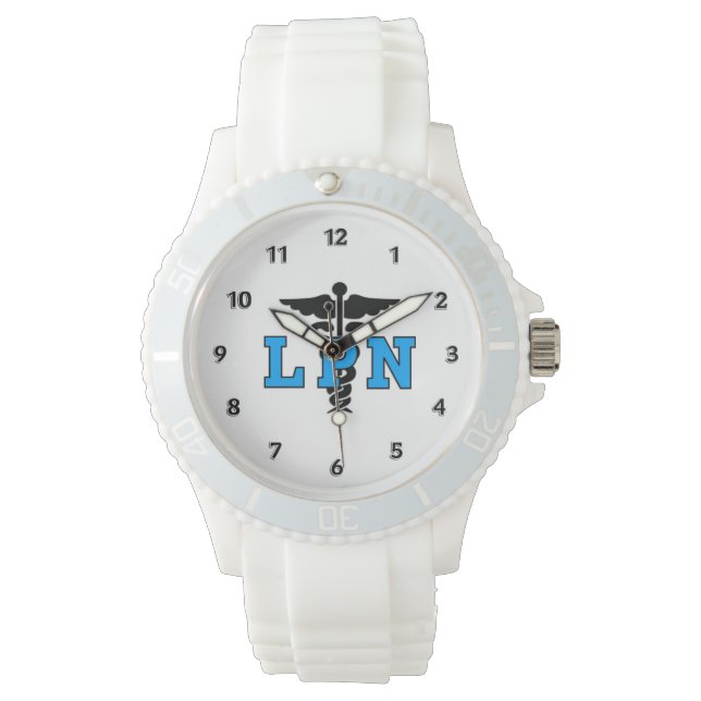 Reloj De Pulsera Símbolo médico de LPN (Anverso)