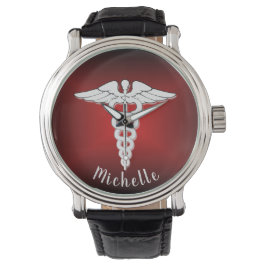 Reloj De Pulsera Símbolo médico Médicas de enfermeras personalizada