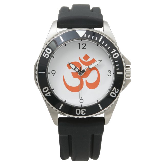 Reloj De Pulsera Símbolo Om indio (Anverso)