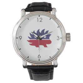 Reloj De Pulsera Símbolo político Fiesta liberal (Porcupine)