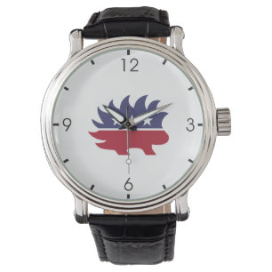 Reloj De Pulsera Símbolo político Fiesta liberal (Porcupine)