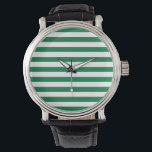 Reloj De Pulsera Símbolo verde de la bandera de Nigeria Pakistán<br><div class="desc">Nigeria Bandera de Pakistán tiras símbolo del país blanco verde</div>