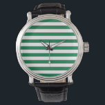 Reloj De Pulsera Símbolo verde de la bandera de Nigeria Pakistán<br><div class="desc">Nigeria Bandera de Pakistán tiras símbolo del país blanco verde</div>