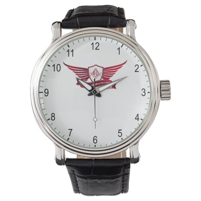 Reloj De Pulsera Símbolo y escudo de masonería (Anverso)