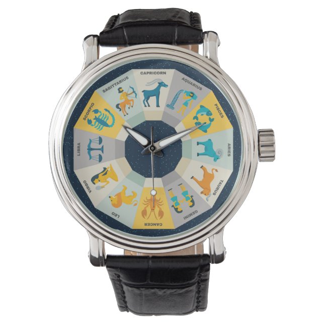 Reloj De Pulsera Símbolo zodiaco (Anverso)