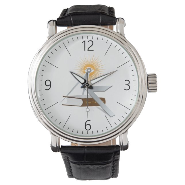 Reloj De Pulsera Símbolos de masonería (Anverso)