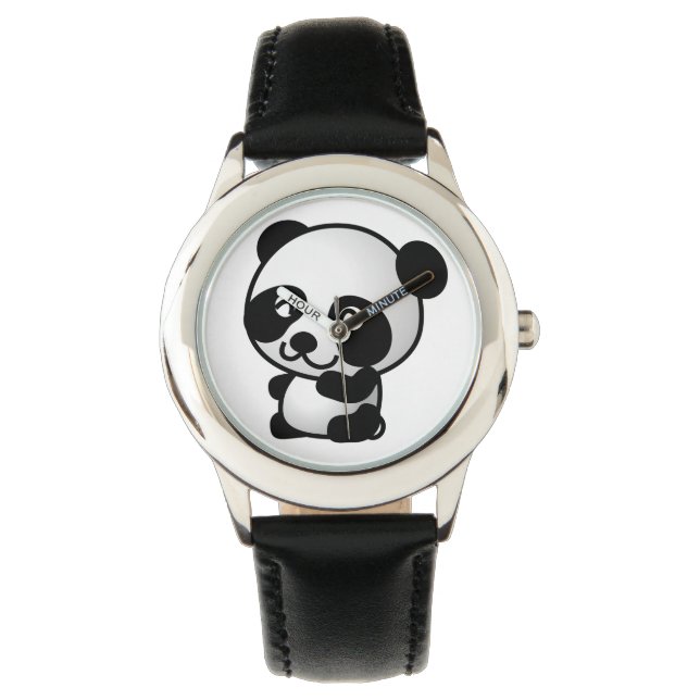 Reloj De Pulsera Simple Black and White Panda Watch (Anverso)