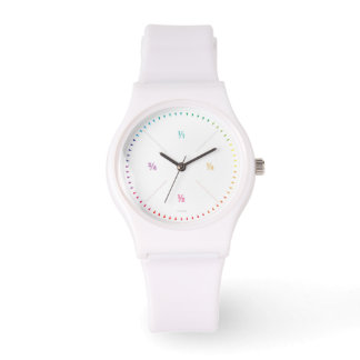 Reloj De Pulsera Simple Math Hour - Minute Marker