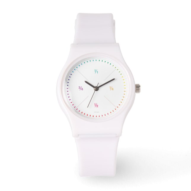 Reloj De Pulsera Simple Math Hour - Minute Marker (Anverso)