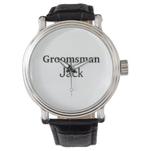 Reloj De Pulsera SIMPLE MINIMAL añada tu nombre personalizado groom
