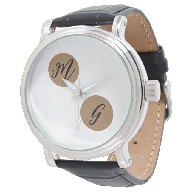 RELOJ DE PULSERA SIMPLE MINIMAL MODERN MONOGRAM ELEGANT STYLE CHIC  (Angular)