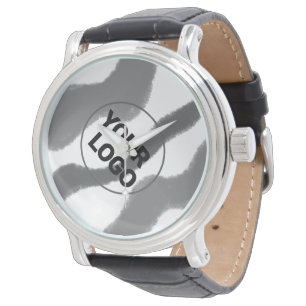 Reloj De Pulsera simple mínimo añadir su nombre MONOGRAM GROOMSMEN 